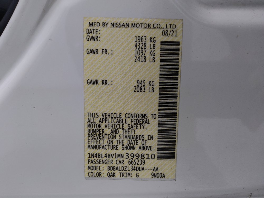 Used 2021 Nissan Altima 2.5 S FWD image 33