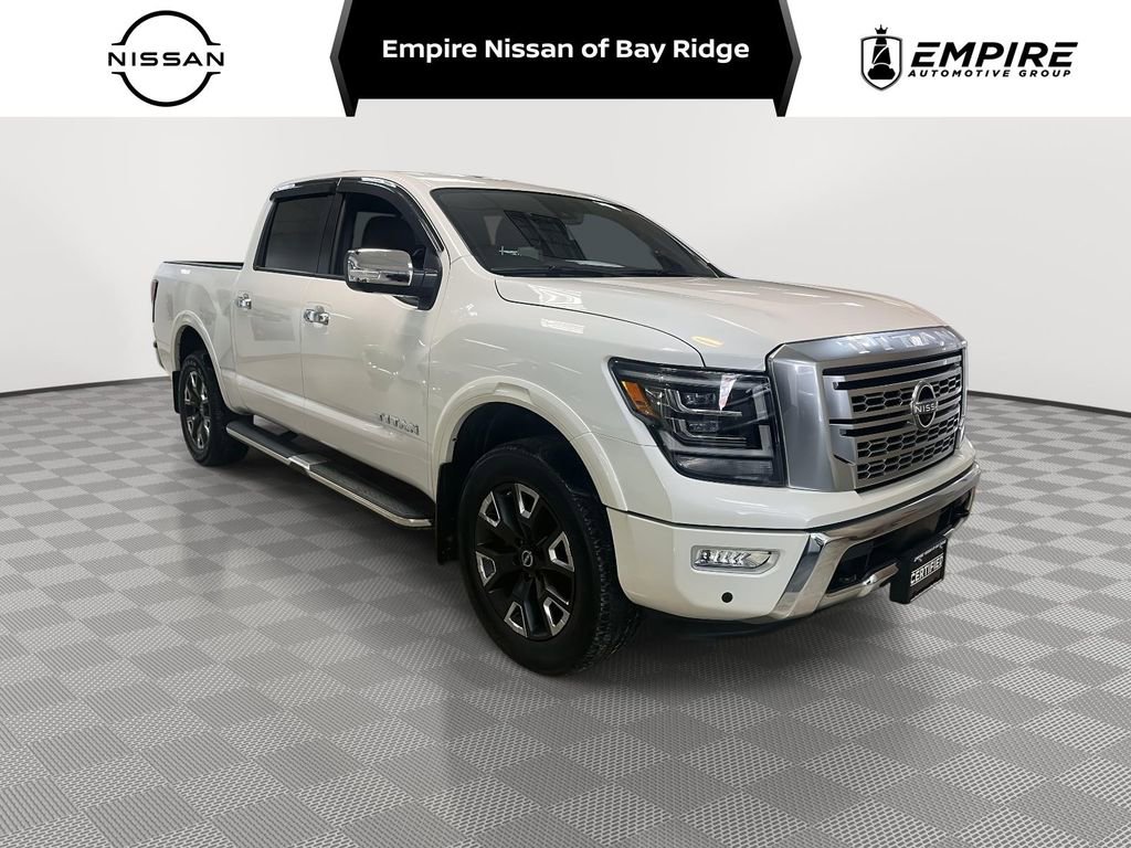 Certified 2023 Nissan Titan Platinum Reserve w/ Off Road Protection Package image 1