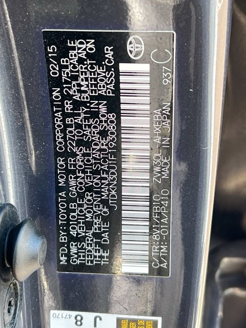 Used 2015 Toyota Prius Two FWD image 22
