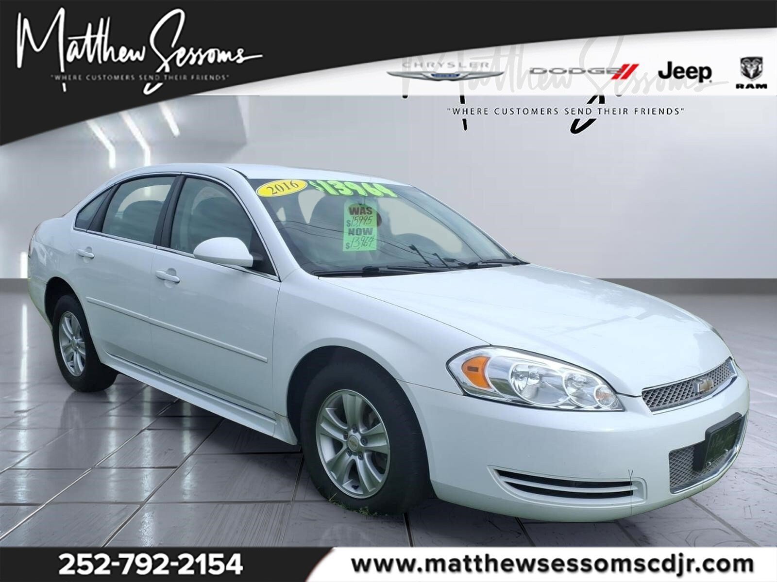 Used 2016 Chevrolet Impala Limited LS