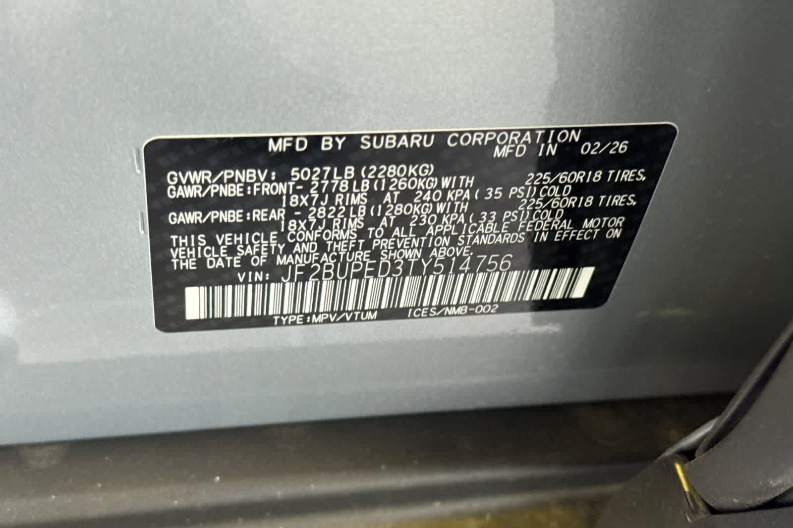 New 2026 Subaru Outback Touring AWD/4WD image 32