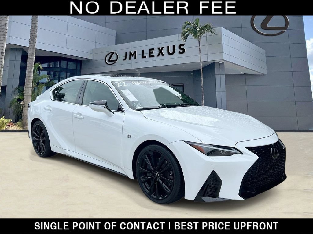 Certified 2022 Lexus IS 350 F Sport RWD image 1