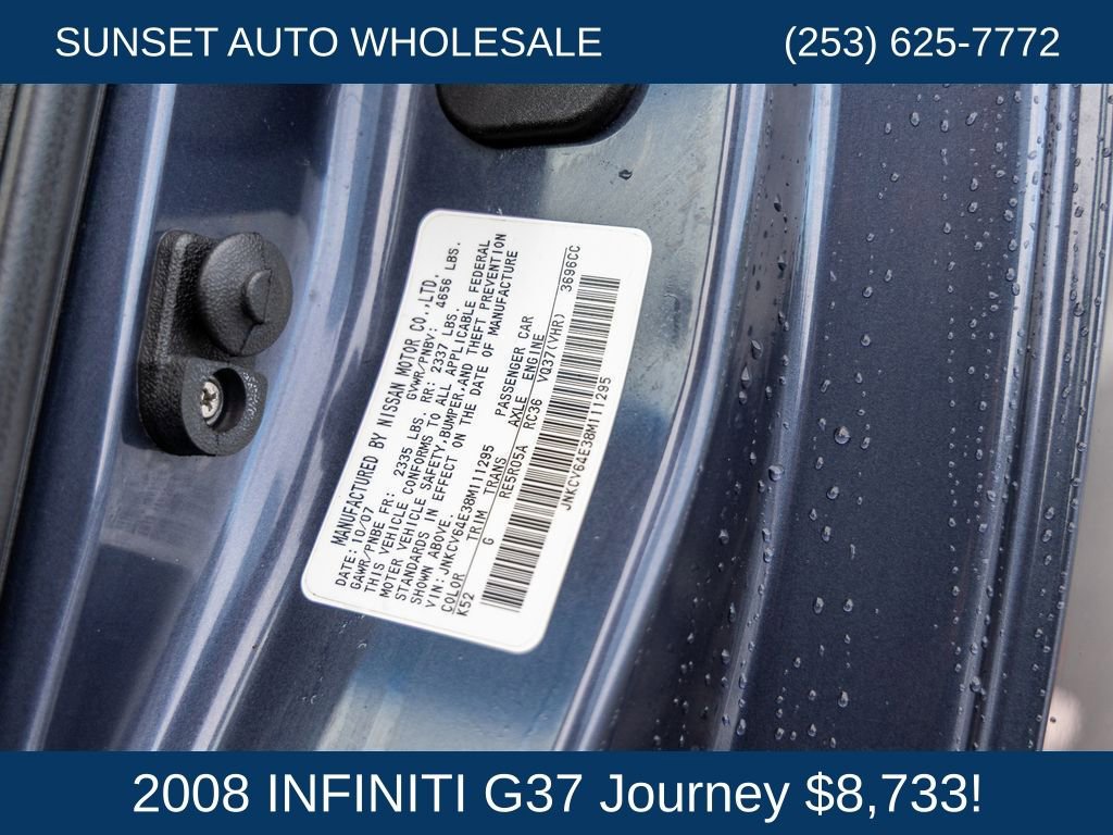 Used 2008 INFINITI G37 Journey image 40