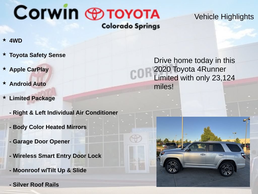 Used 2020 Toyota 4Runner Limited AWD/4WD image 6