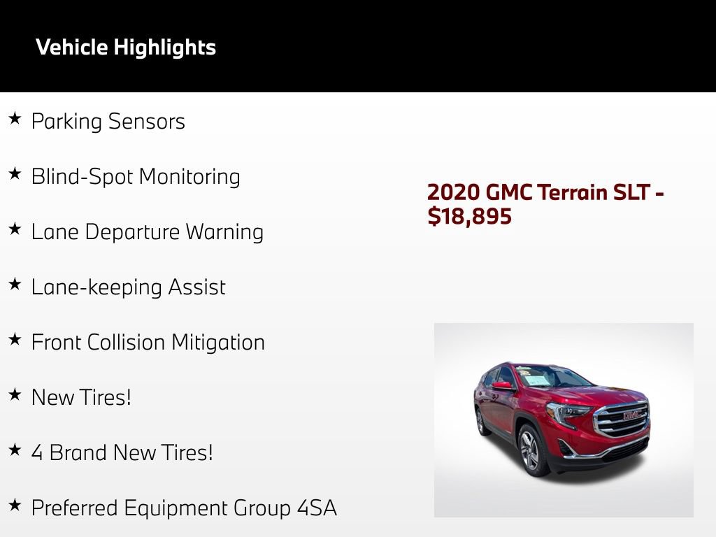 Used 2020 GMC Terrain SLT w/ Preferred Package FWD image 55