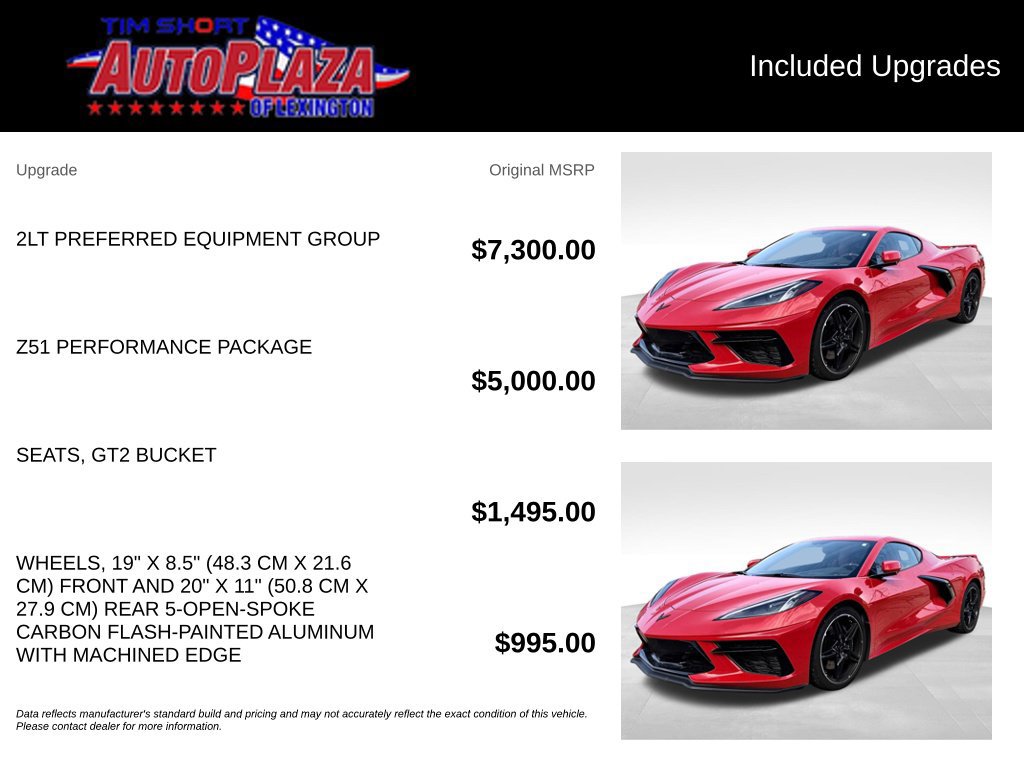 Used 2020 Chevrolet Corvette Stingray Preferred Cpe w/ 2LT Preferred Equipment Group RWD image 22