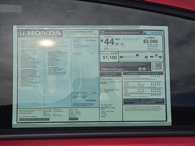 New 2026 Honda Accord Sport image 17
