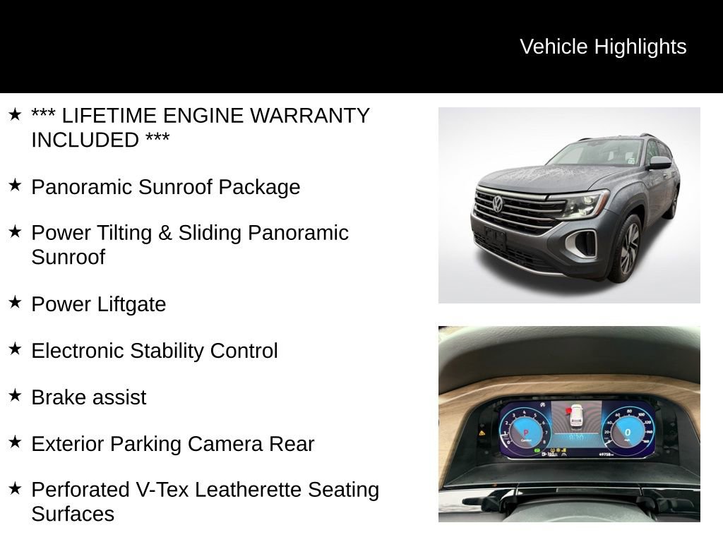 Used 2024 Volkswagen Atlas SE image 2