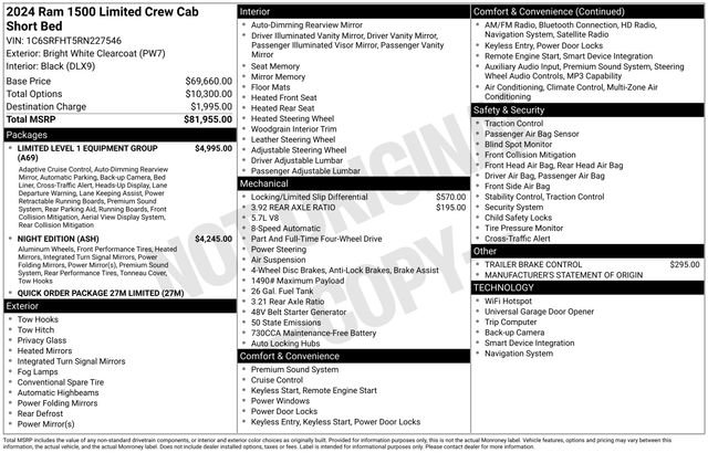 Used 2024 RAM 1500 Limited image 38