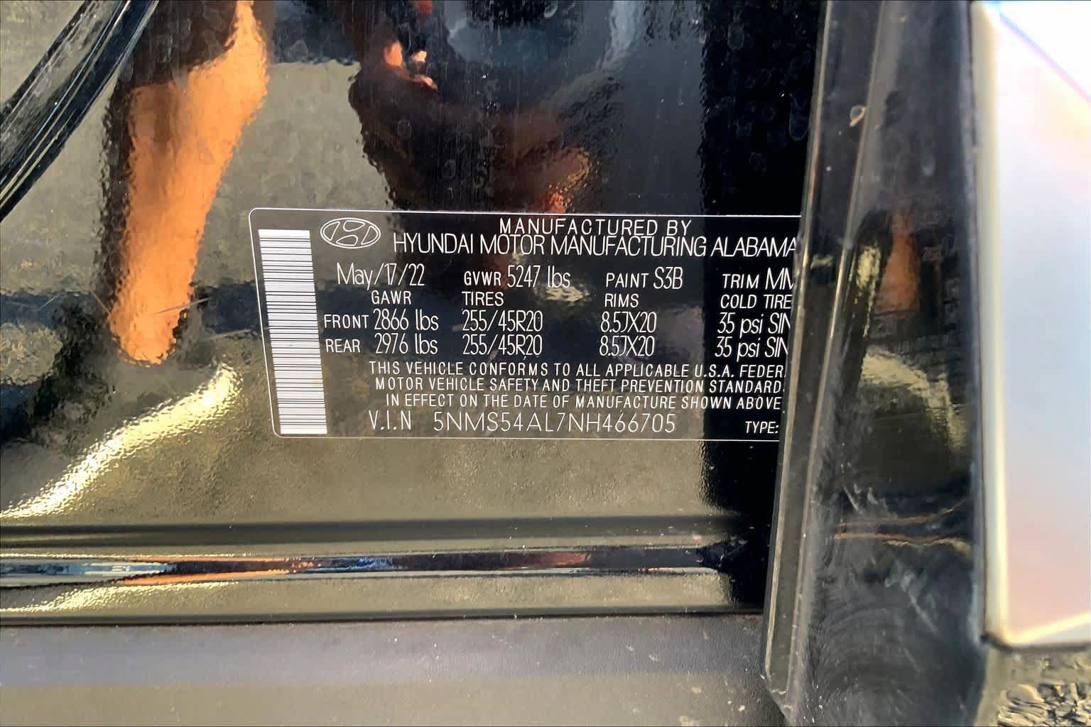 Used 2022 Hyundai Santa Fe Calligraphy w/ Cargo Package FWD image 31