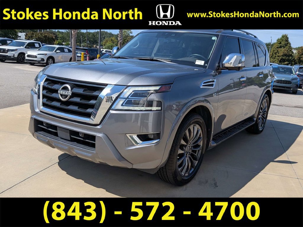 Used 2022 Nissan Armada Platinum w/ Captain's Chairs Package RWD image 8