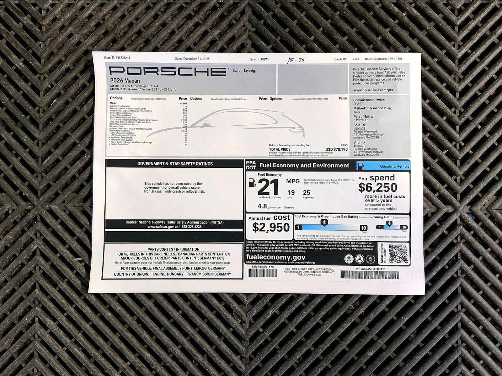 New 2026 Porsche Macan AWD/4WD image 24