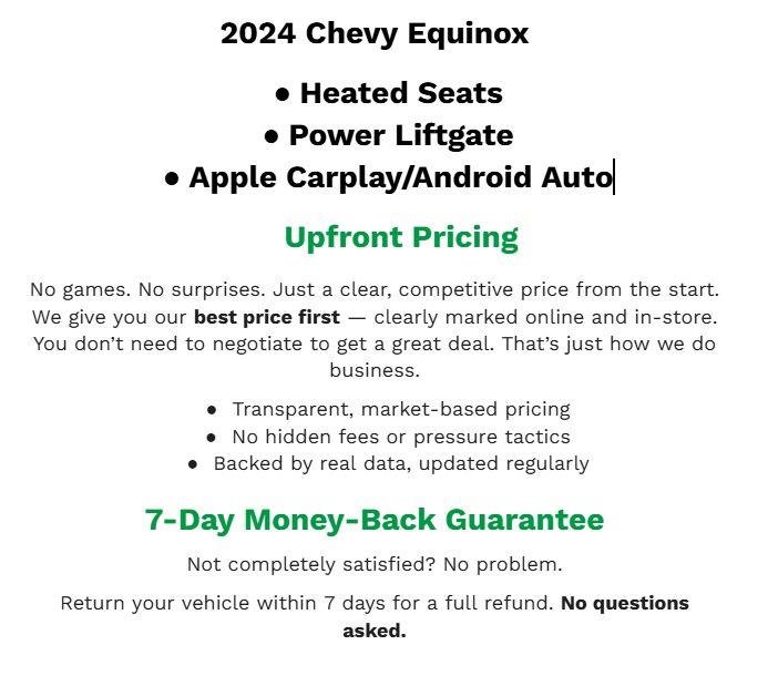 Certified 2024 Chevrolet Equinox LT AWD/4WD image 2