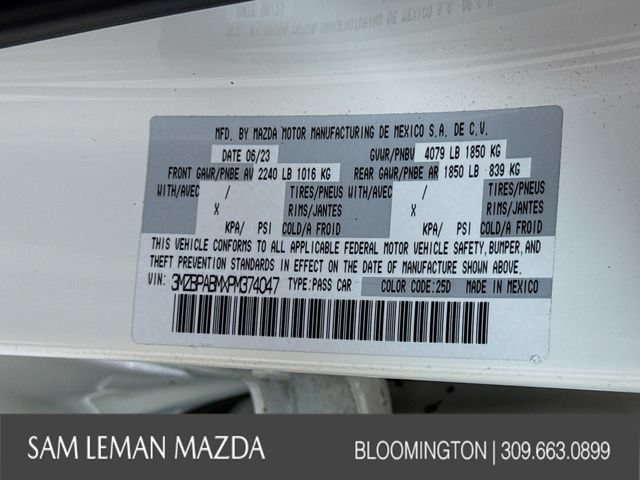 Used 2023 MAZDA MAZDA3 s FWD image 29