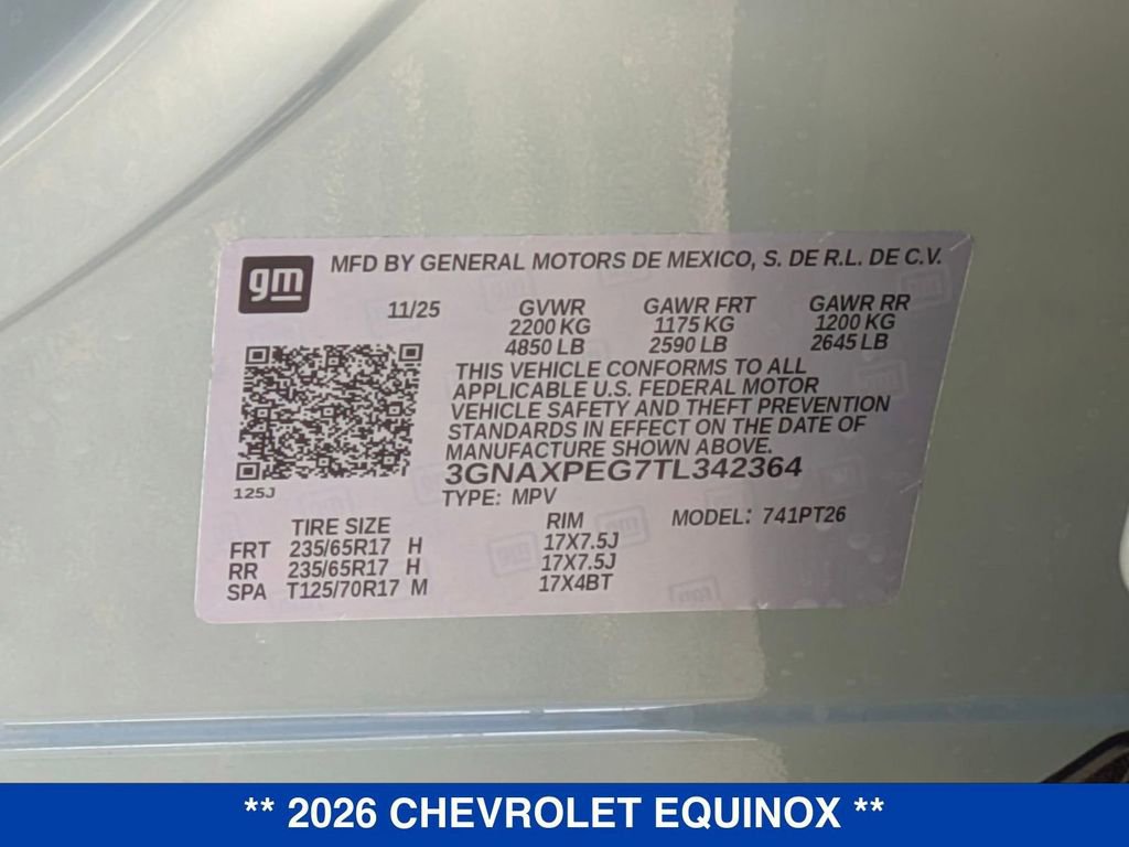 New 2026 Chevrolet Equinox LT w/ Convenience Package II image 40