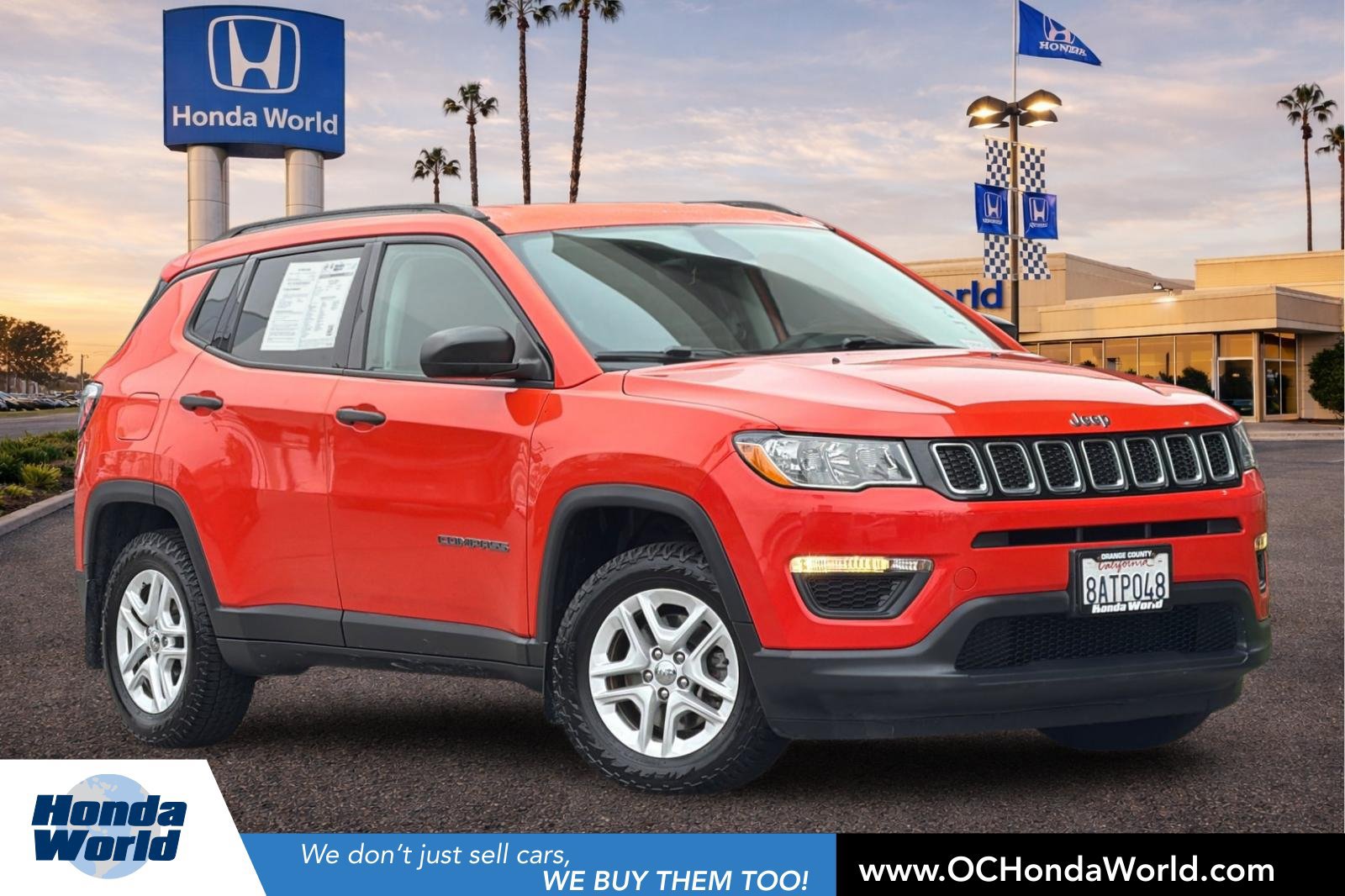 Used 2018 Jeep Compass Sport FWD image 1