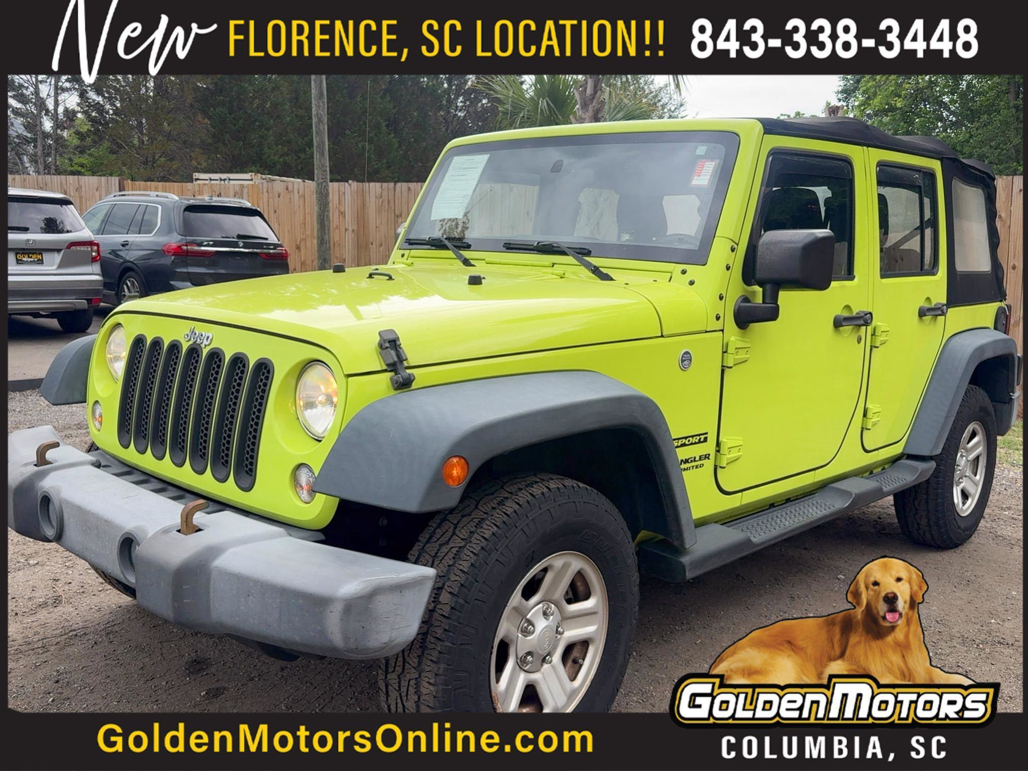 Used 2016 Jeep Wrangler Unlimited Sport w/ Connectivity Group AWD/4WD image 1