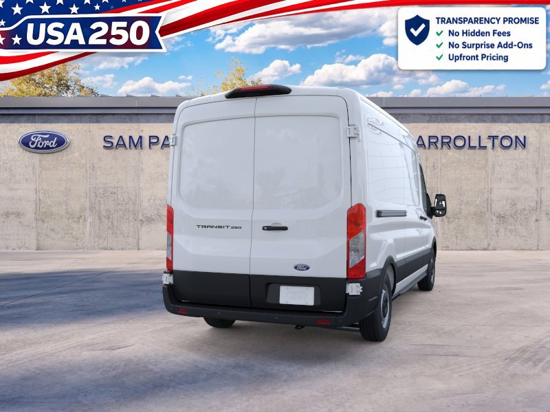 New 2026 Ford Transit 250 148 Medium Roof w/ Load Area Protection Package RWD image 8