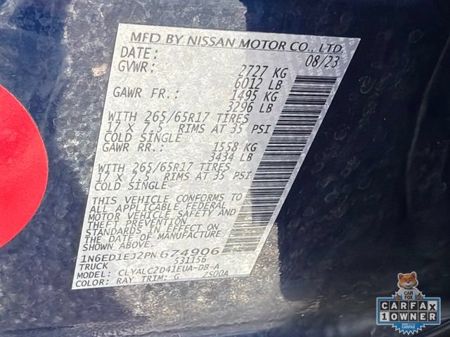 Certified 2023 Nissan Frontier SV w/ SV Premium Package RWD image 24