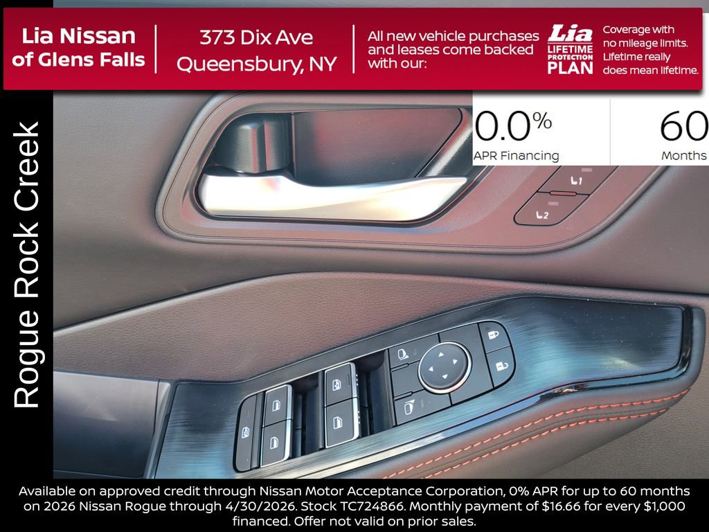 New 2026 Nissan Rogue SV w/ Rock Creek Premium Package image 12