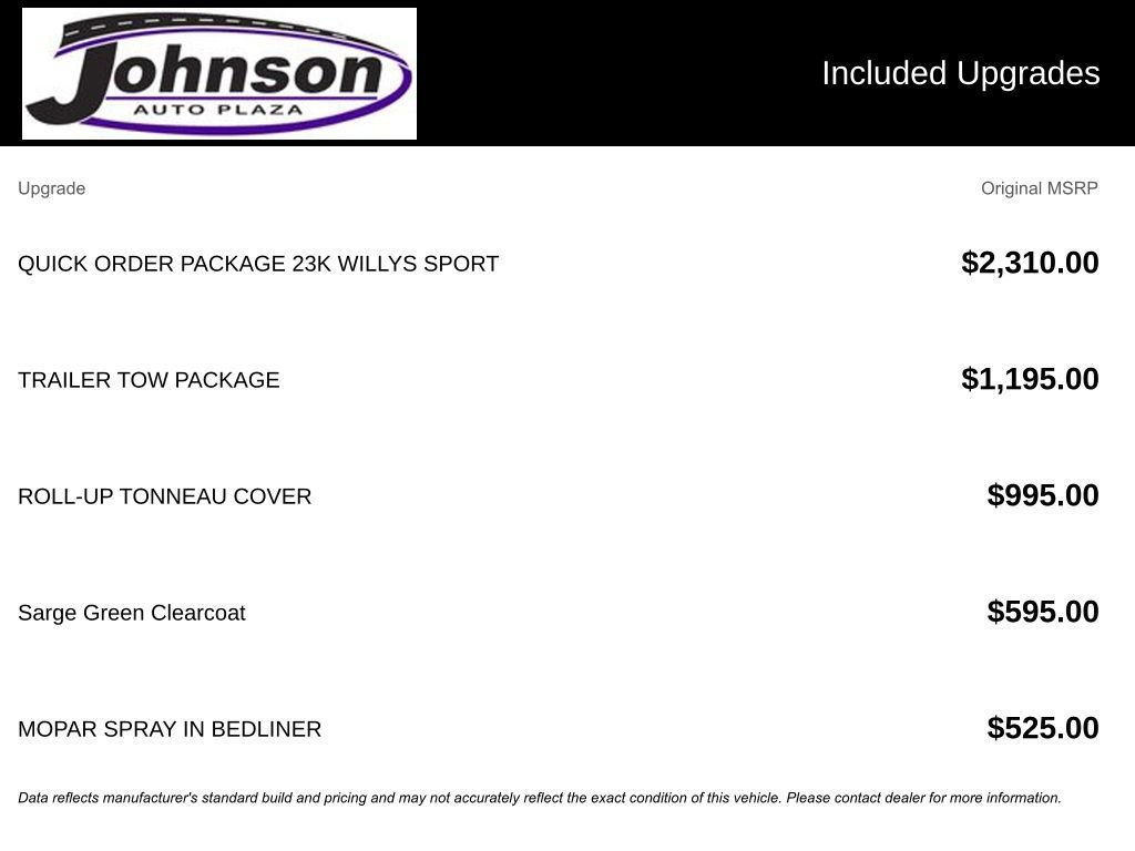 Certified 2023 Jeep Gladiator Sport AWD/4WD image 10