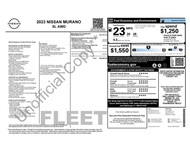 Certified 2023 Nissan Murano SL w/ SL Moonroof Package AWD/4WD image 32