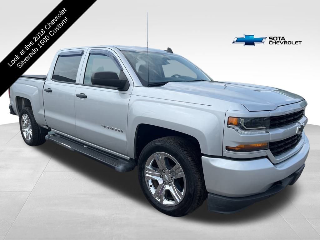 Used 2018 Chevrolet Silverado 1500 Custom w/ Custom Value Package