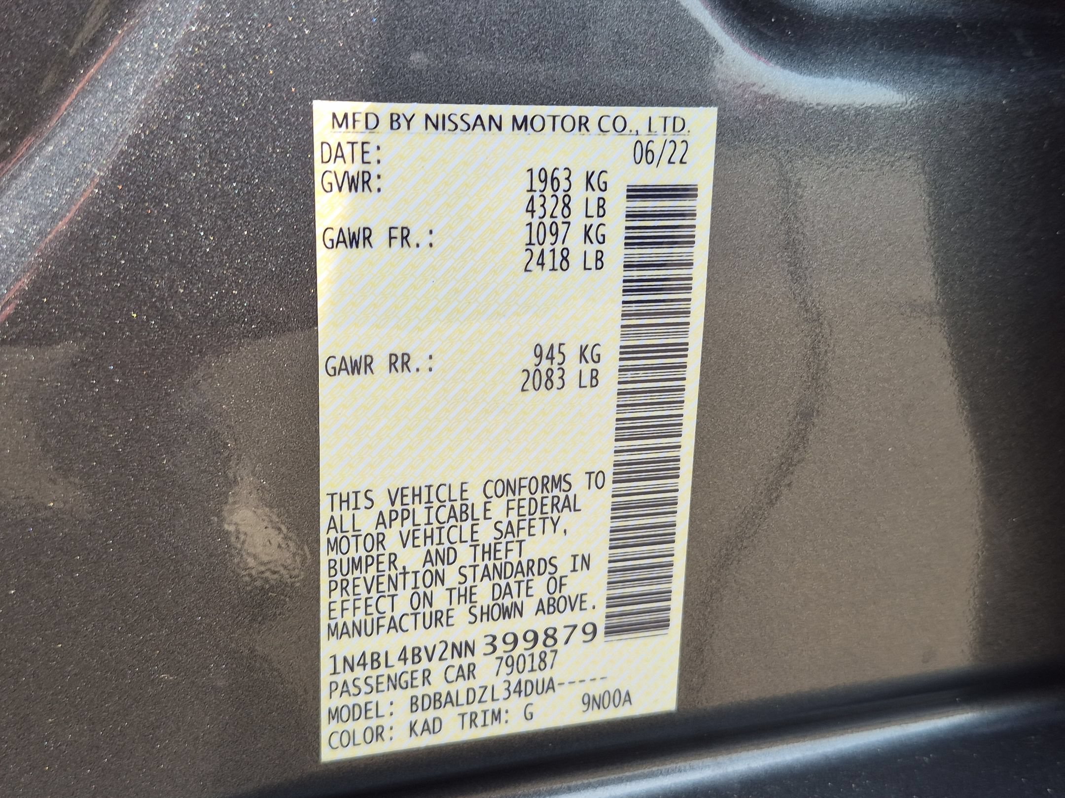 Used 2022 Nissan Altima 2.5 S FWD image 36