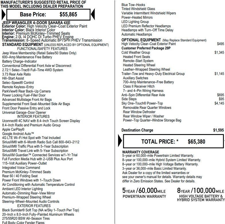 Used 2023 Jeep Wrangler Unlimited Sahara w/ Cold Weather Group image 2