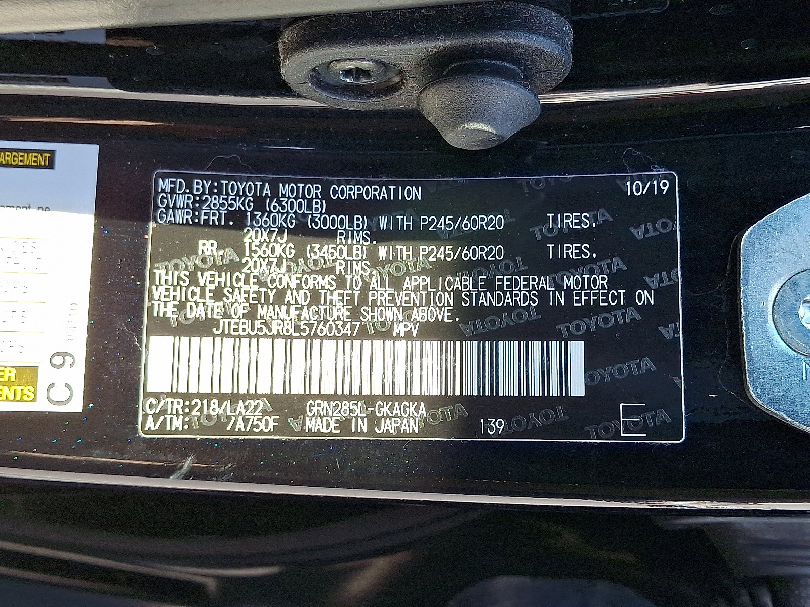 Certified 2020 Toyota 4Runner Limited image 29