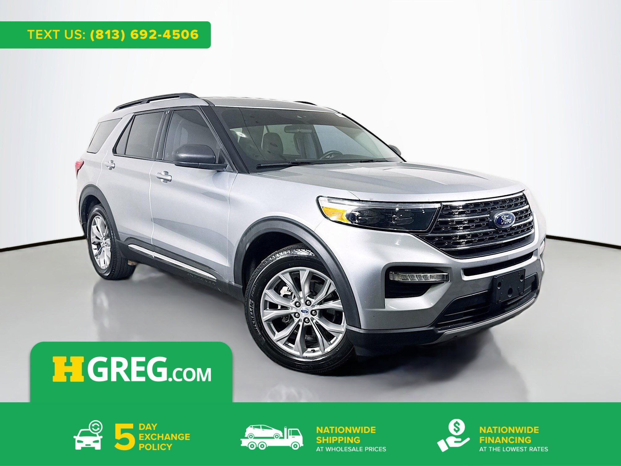 Used 2023 Ford Explorer XLT w/ Equipment Group 202A RWD image 1