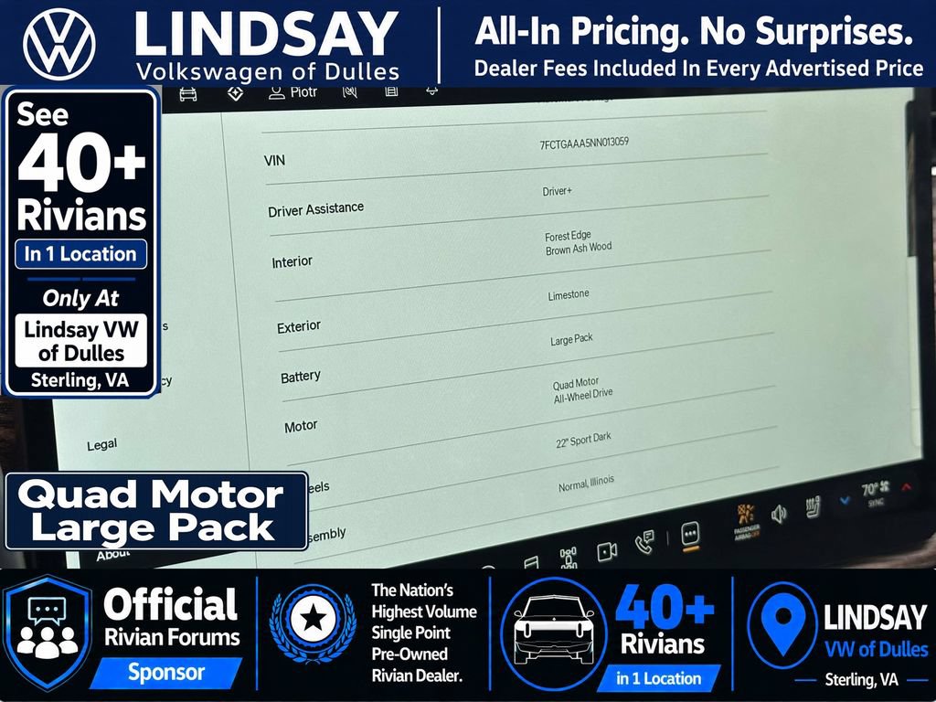 Used 2022 Rivian R1T Adventure AWD/4WD image 26