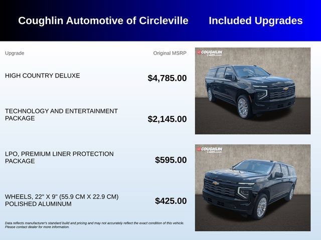 Used 2026 Chevrolet Suburban High Country AWD/4WD image 3