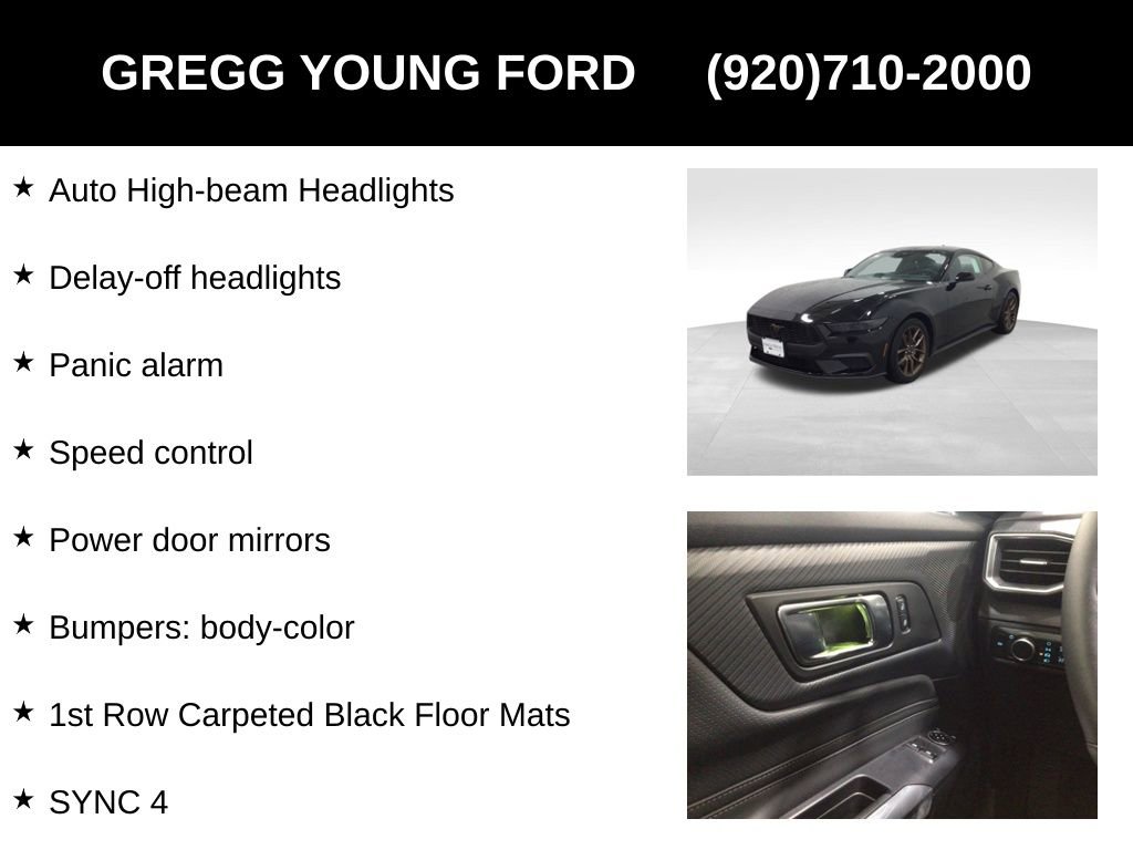 New 2026 Ford Mustang Premium w/ Bronze Appearance Package RWD image 26