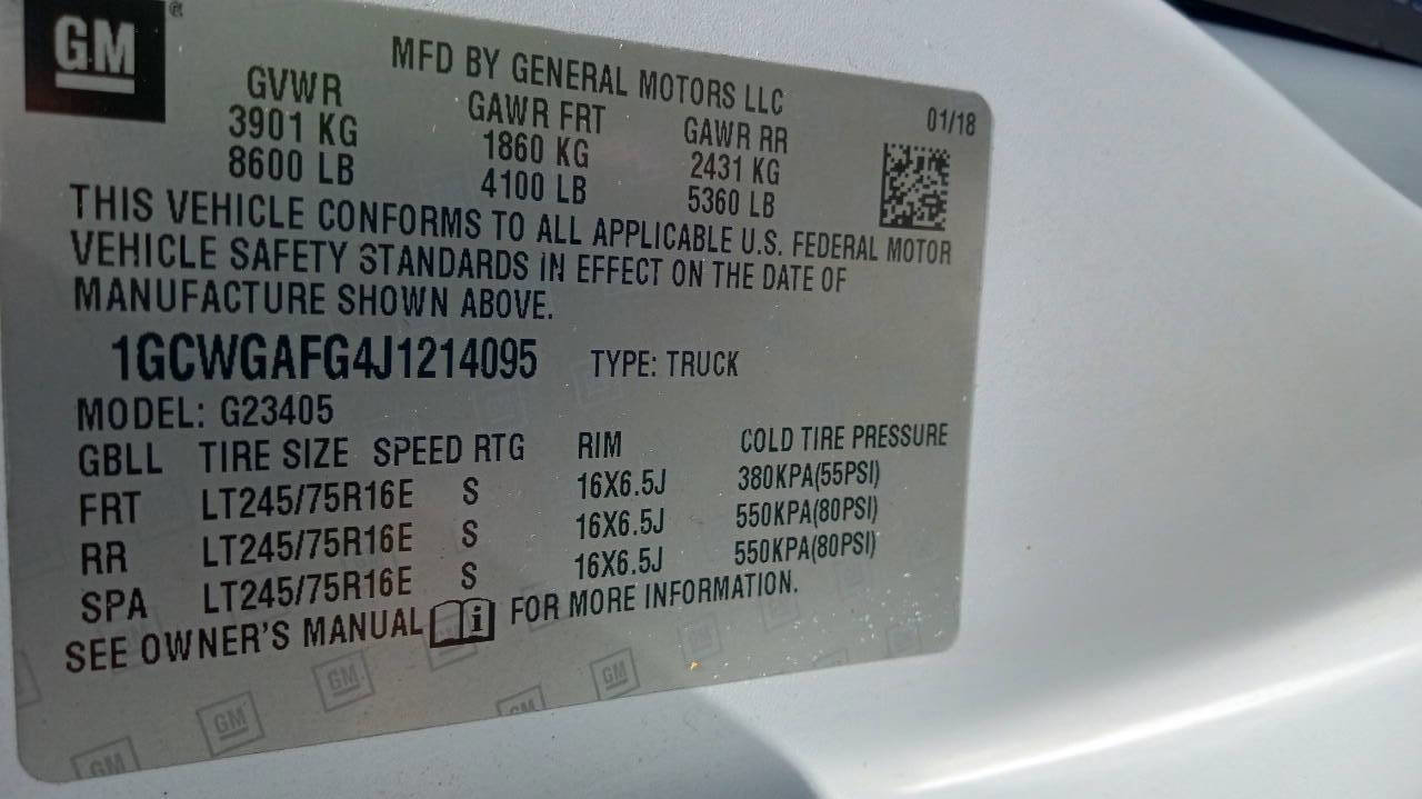 Used 2018 Chevrolet Express 2500 w/ Driver Convenience Package image 18