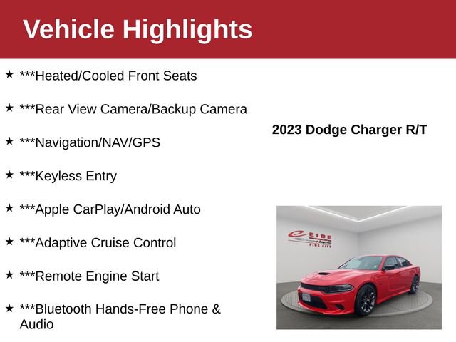 Used 2023 Dodge Charger R/T w/ Plus Group image 3