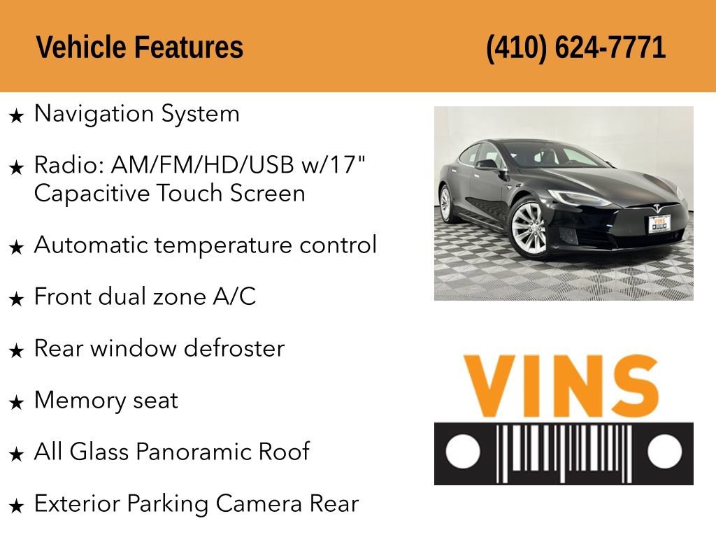 Used 2016 Tesla Model S 75D AWD/4WD image 5