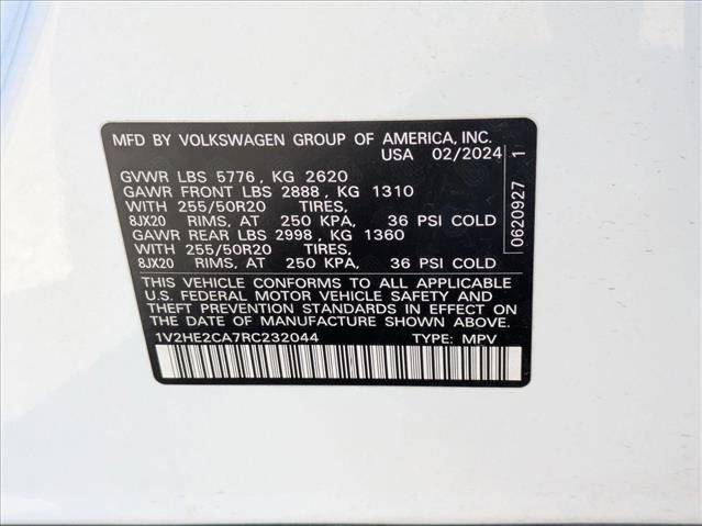 Used 2024 Volkswagen Atlas Cross Sport SE image 22