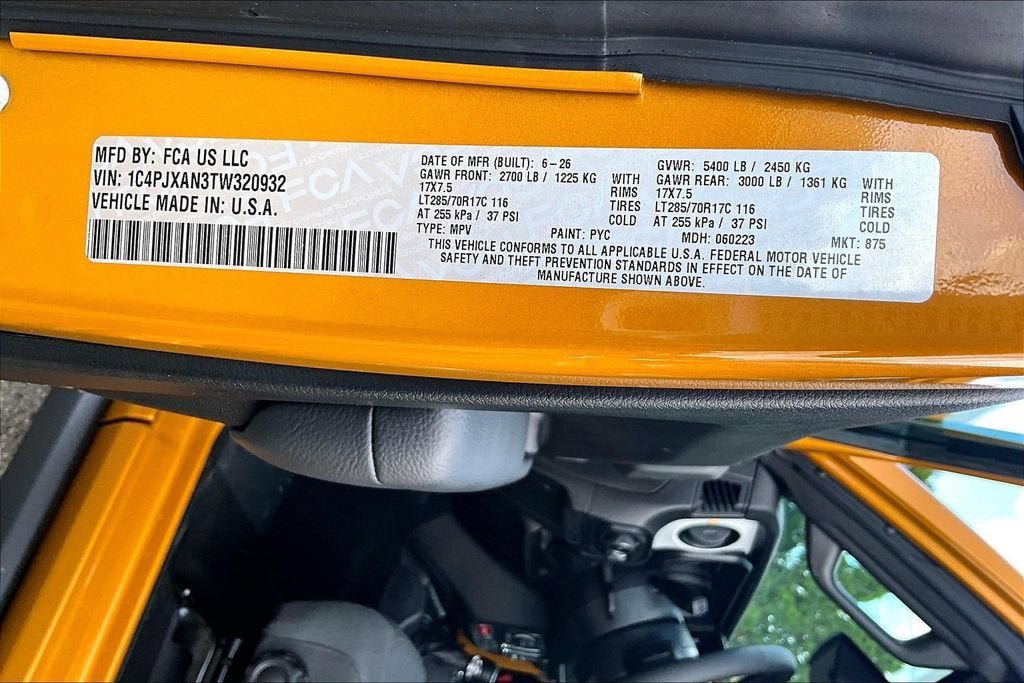 New 2026 Jeep Wrangler Sport AWD/4WD image 10
