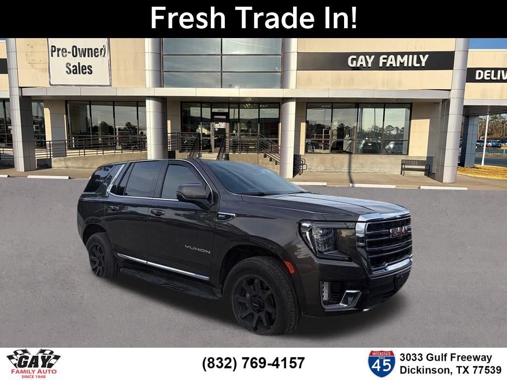 Used 2021 GMC Yukon SLT w/ SLT Premium Package RWD image 1