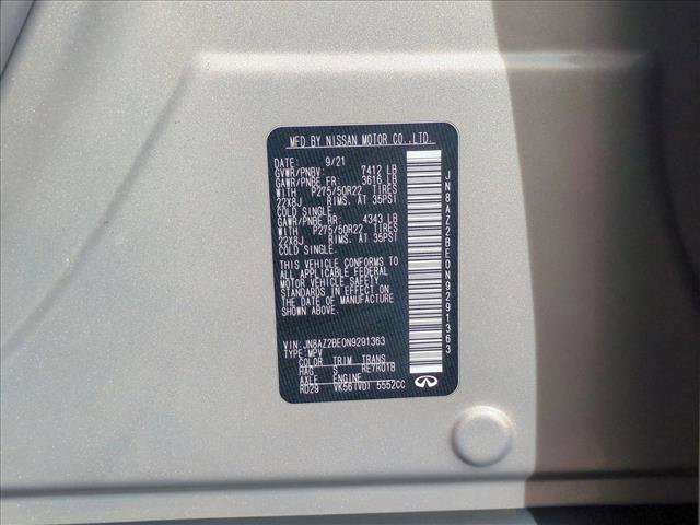 Used 2022 INFINITI QX80 Sensory image 29