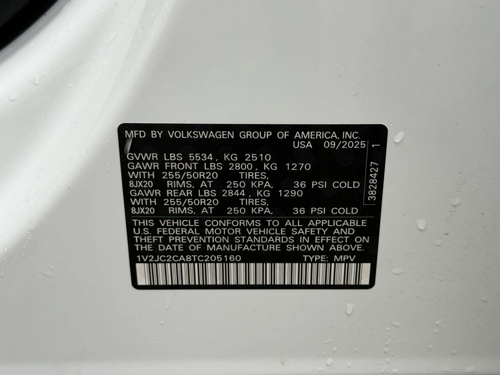 Certified 2026 Volkswagen Atlas Cross Sport SE w/ Panoramic Sunroof Package FWD image 19