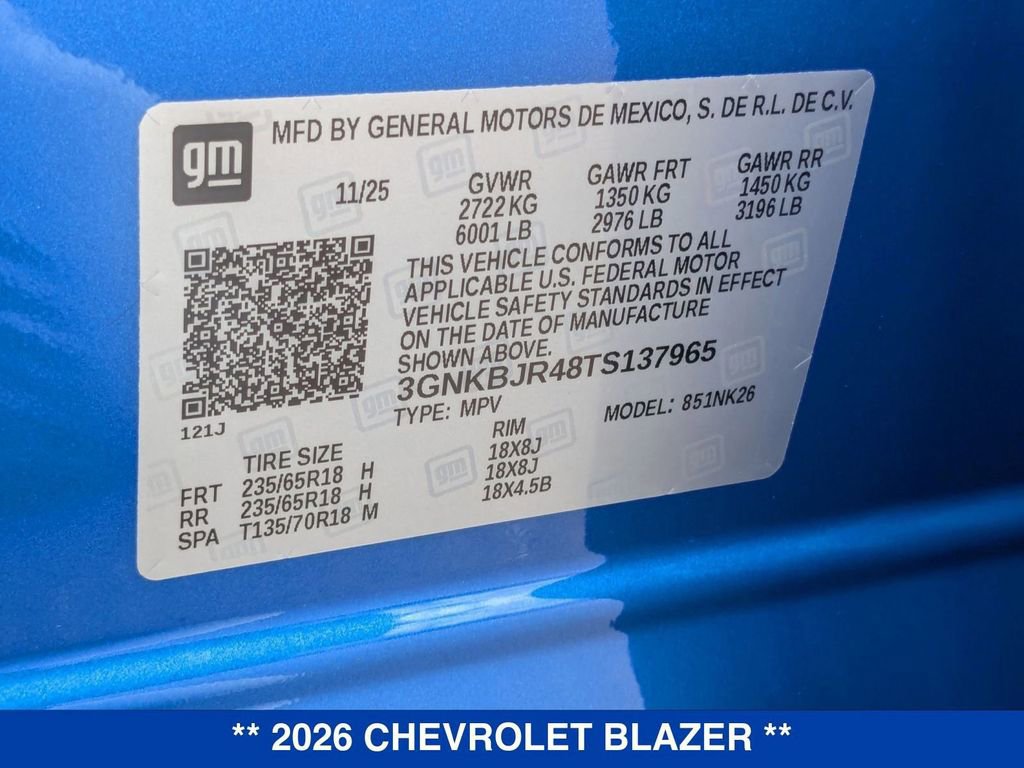 New 2026 Chevrolet Blazer LT w/ Midnight/Sport Edition image 36