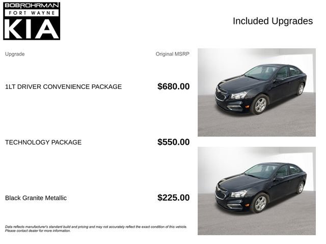 Used 2015 Chevrolet Cruze LT image 4