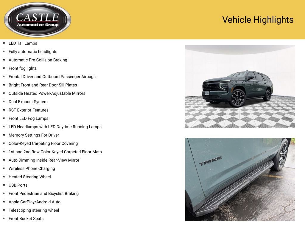 Used 2025 Chevrolet Tahoe RST w/ Comfort Package AWD/4WD image 10