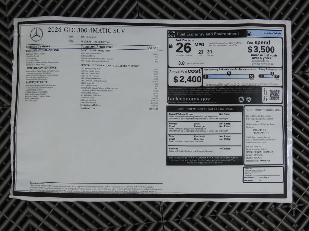 Certified 2026 Mercedes-Benz GLC 300 4MATIC image 9