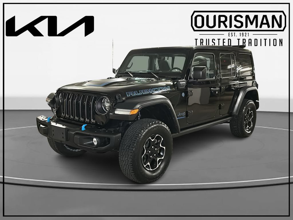 Used 2023 Jeep Wrangler Unlimited Rubicon 4xe w/ Steel Bumper Group AWD/4WD image 2