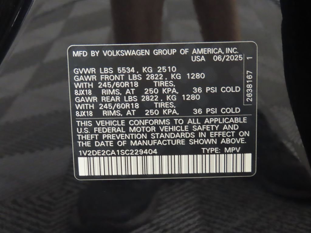 Used 2025 Volkswagen Atlas Cross Sport SE image 35