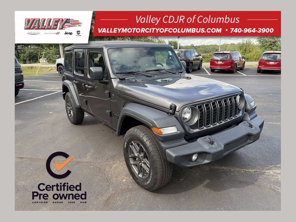 Certified 2025 Jeep Wrangler Unlimited Sport