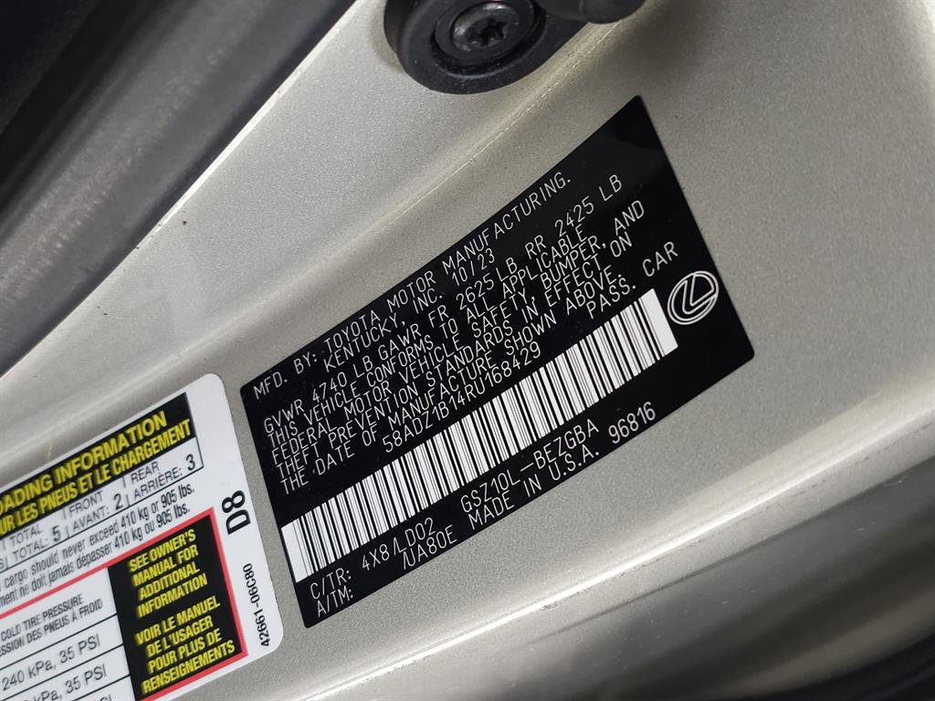 Certified 2024 Lexus ES 350 w/ Premium Package image 32